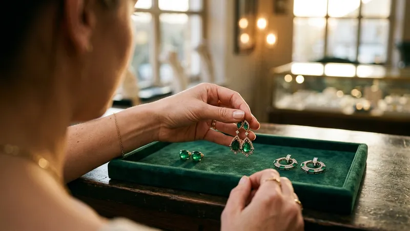 Comment choisir vos boucles d'oreilles émeraude
