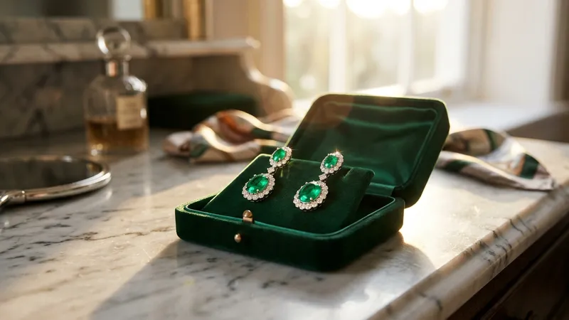 Storage tips for emerald earrings: keep them safe